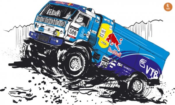 Декали КАМАЗ 4310