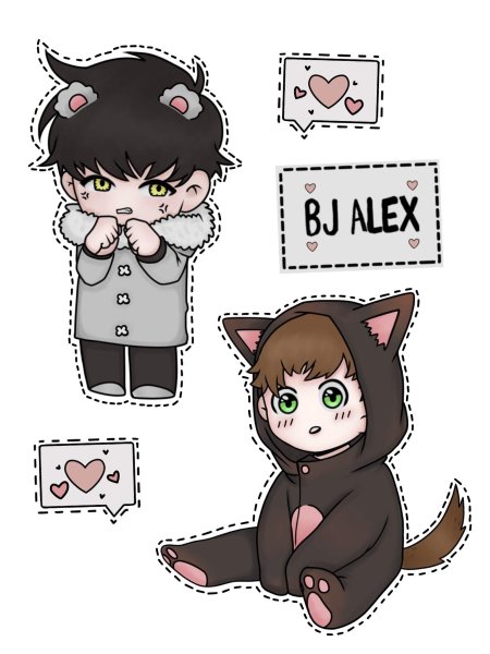 Bj Алекс Стикеры