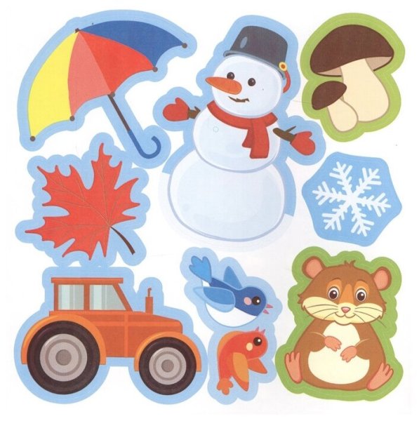 Наклейки по временам года