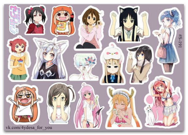 Анимешные Стикеры