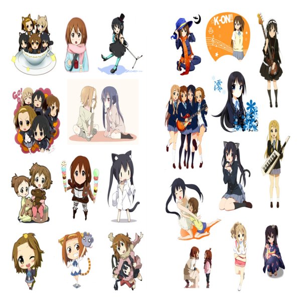 Наклейки аниме