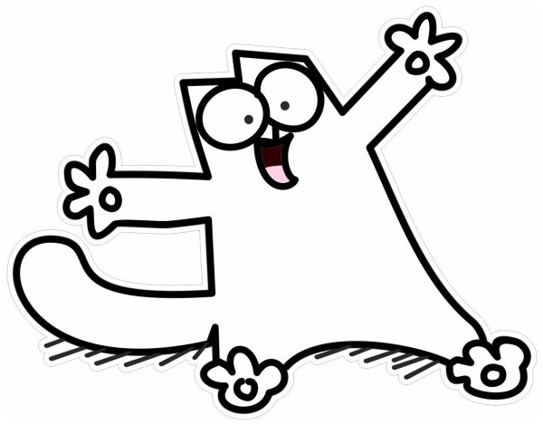 Кот Саймона рисунки