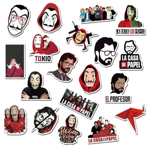 Бумажный дом Стикеры