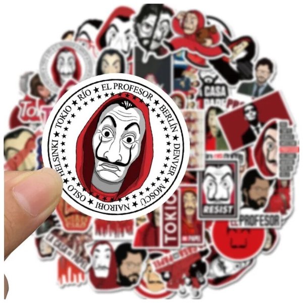 Бумажный дом Стикеры