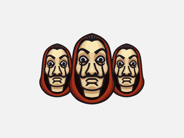 La casa de papel наклейки