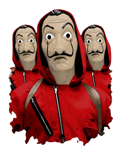 Стикеры бумажный дом сериал