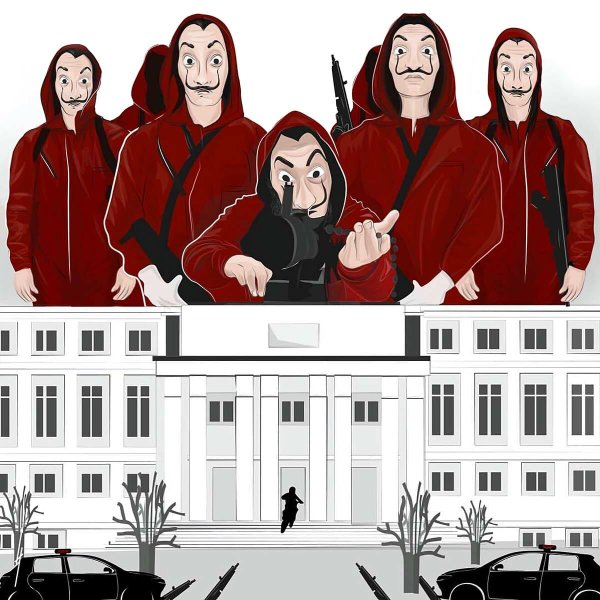 Бумажный дом Стикеры