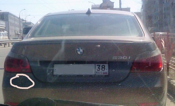 Грузинский крест на машине