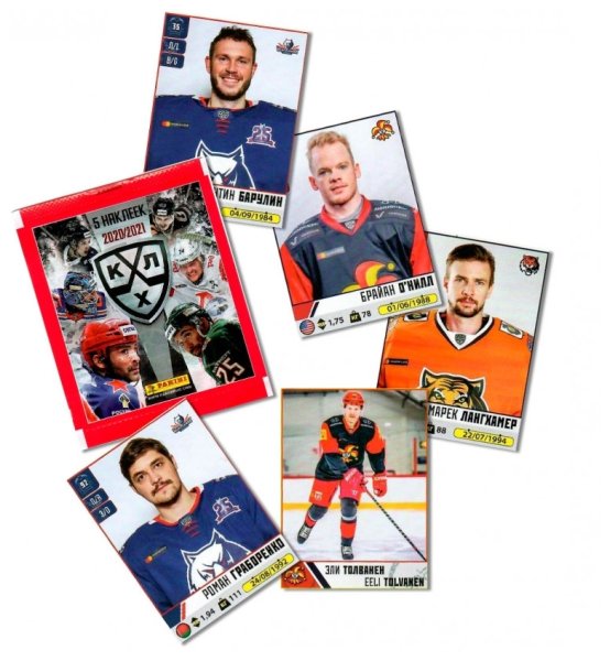 Panini наклейки КХЛ 2021-2022