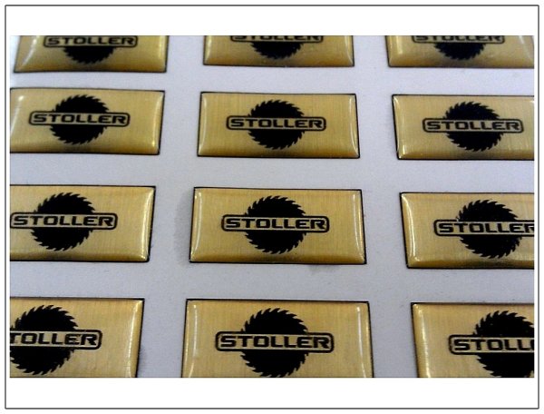 Наклейки со смолой