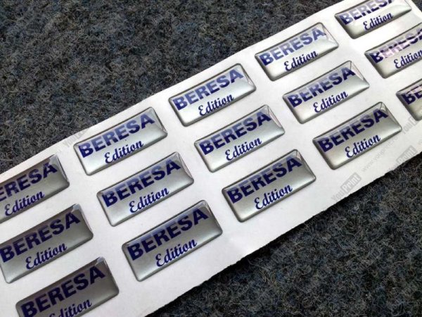 Наклейки со смолой