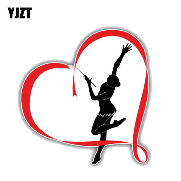 Наклейка гимнастка