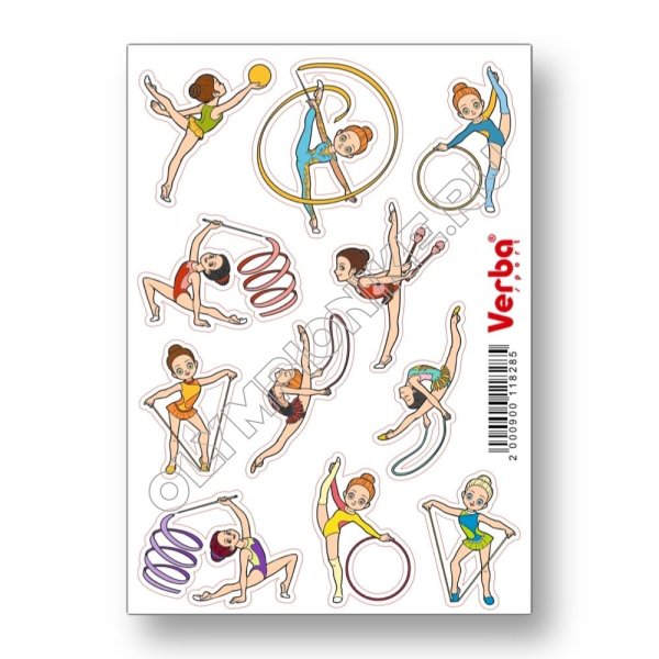 Наклейка гимнастка