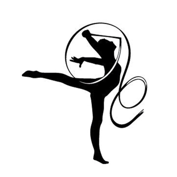 Силуэт гимнастки