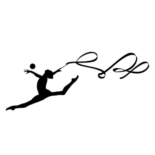 Гимнаст силуэт