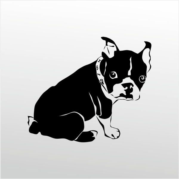 Наклейка французский бульдог