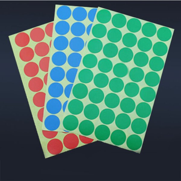 Наклейки круглые самоклеющиеся