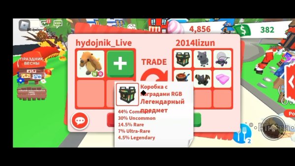 Инвентарь петов в адопт ми