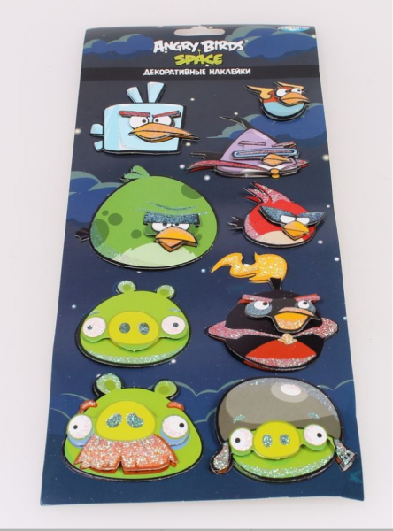Angry Birds наклейки