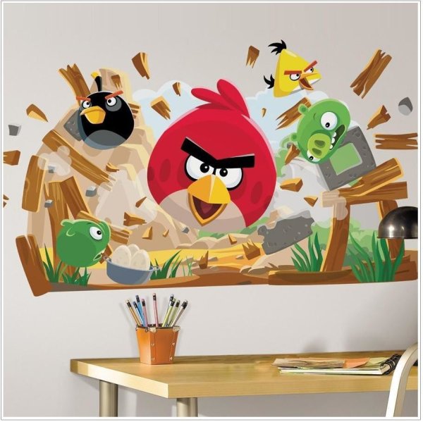 Интерьер в стиле Энгри Бердс