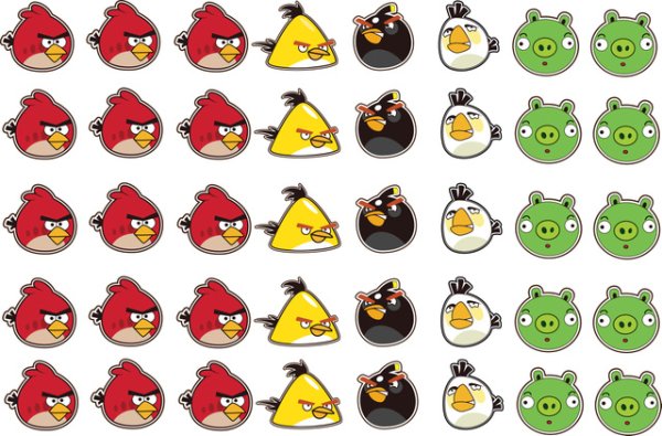 Стикеры Angry Birds
