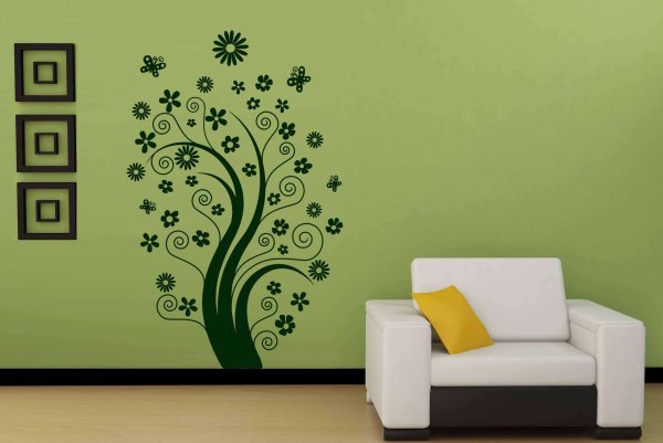 Виниловые наклейки на стену