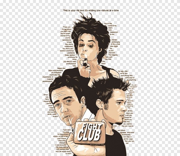 Бойцовский клуб Постер Марла