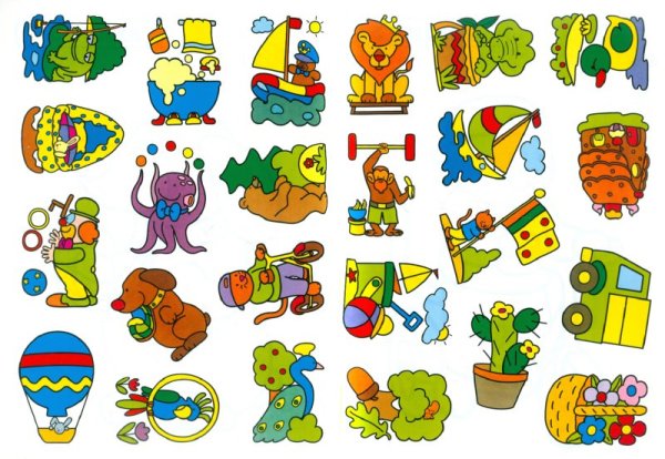 Наклейки детские животные