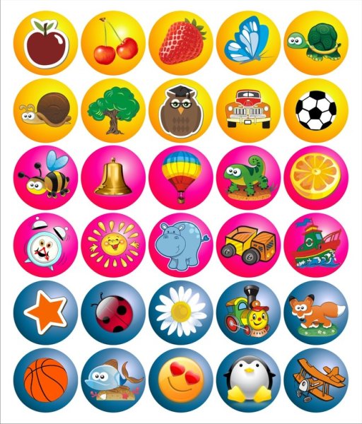 Наклейки на кроватки в детском саду