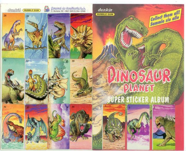 Данкин Планета динозавров жвачка