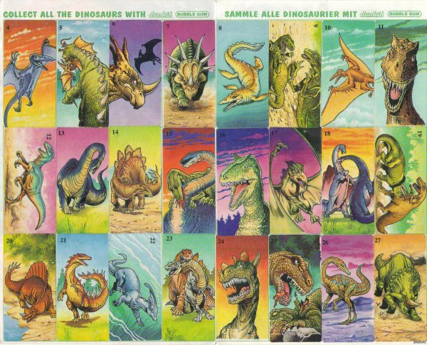 Данкин Планета динозавров жвачка