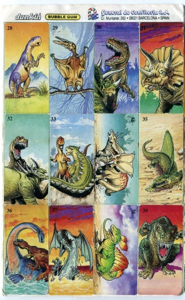 Данкин Планета динозавров жвачка