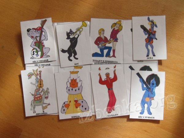 Бременские музыканты карты