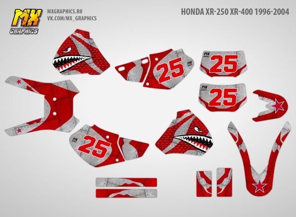 Наклейки Хонда XR 250