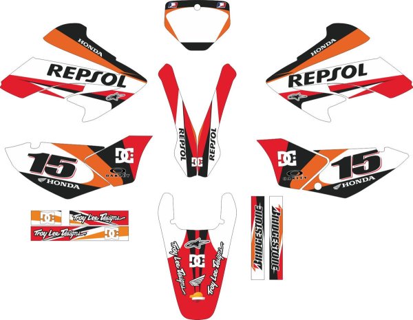 Наклейки на Honda XR 250