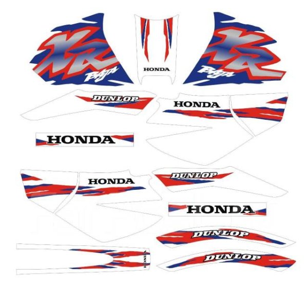Наклейки на Honda XR 600