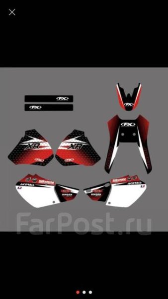 Наклейки Хонда XR 250