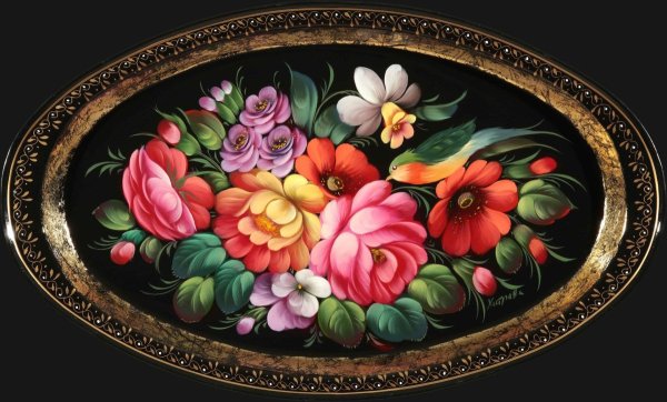 Н. Гончарова – Жостовские изделия