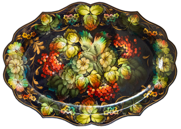 Тагильская роспись Тагильская роза