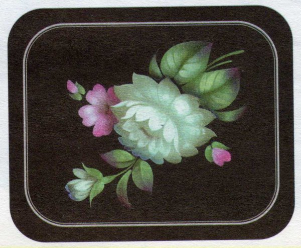 Жостово этапы росписи