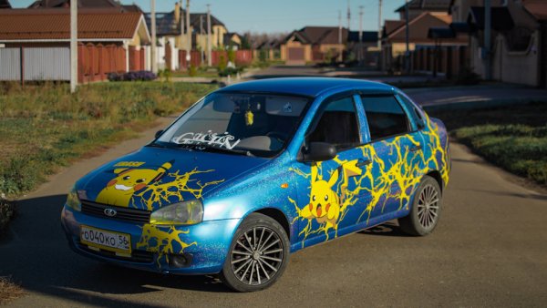 Лада Калина 2 в пленке