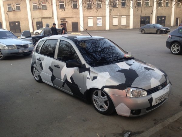 Лада Калина наклейка