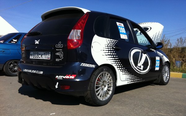 Наклейка на лобовое Калина 1