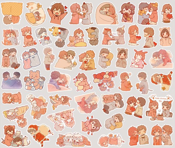 Милые наклейки
