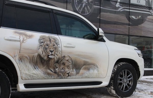 Тойота ленд Крузер 200 аэрография