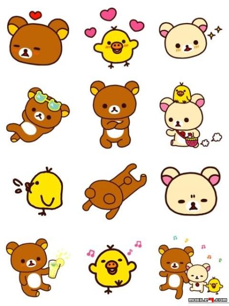 Line Стикеры Браун