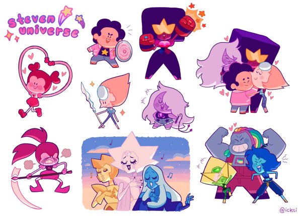 Стивен Юнивёрс Стикеры