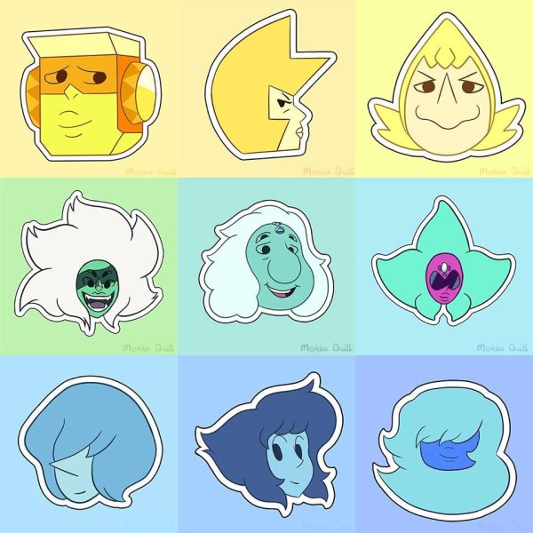 Наклейки Вселенная Стивена жемчуг