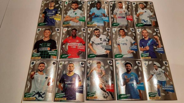 Panini наклейки РФПЛ 2020 2021