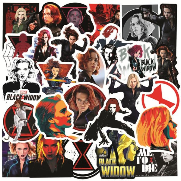 Черная вдова Мстители стикер